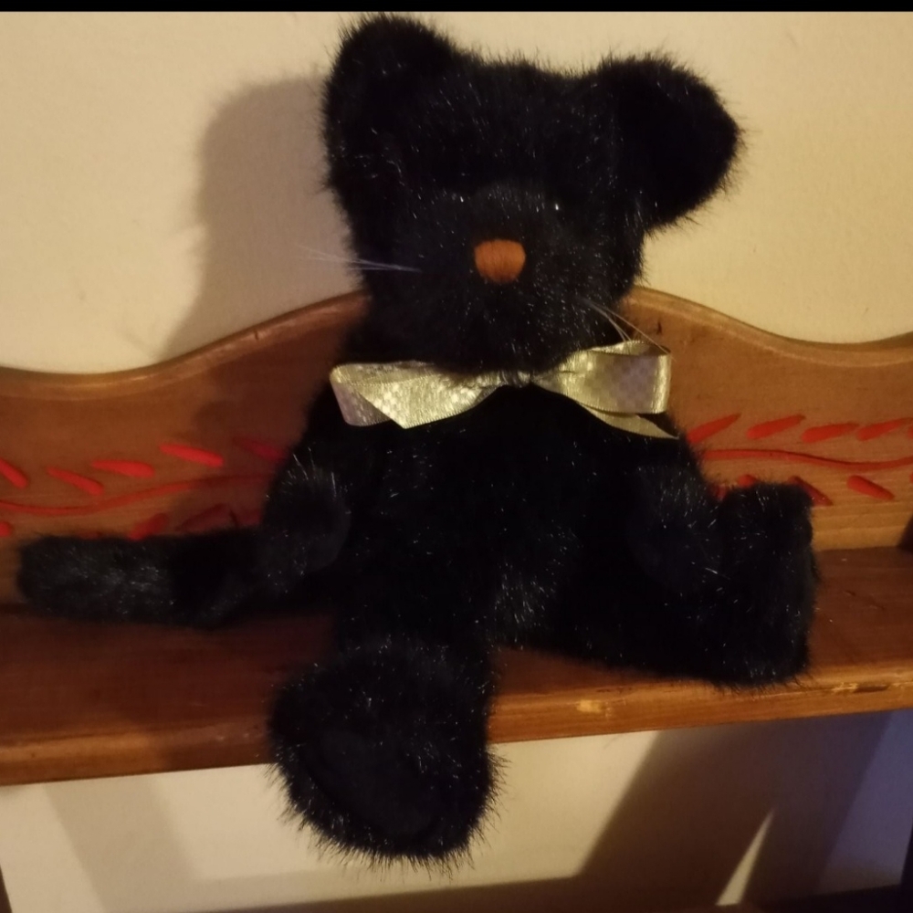 Boyds Bears and Friends Coalcracker Nine Lives Plush Cat - Picture 6 of 7